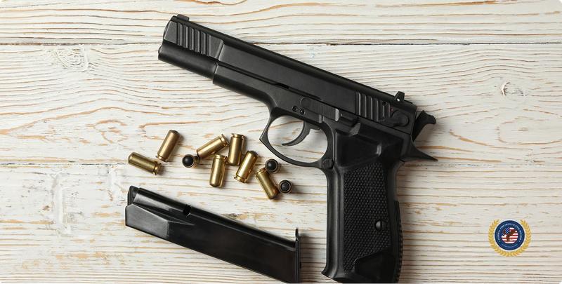 pistol with ammo